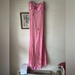 pink prom dress